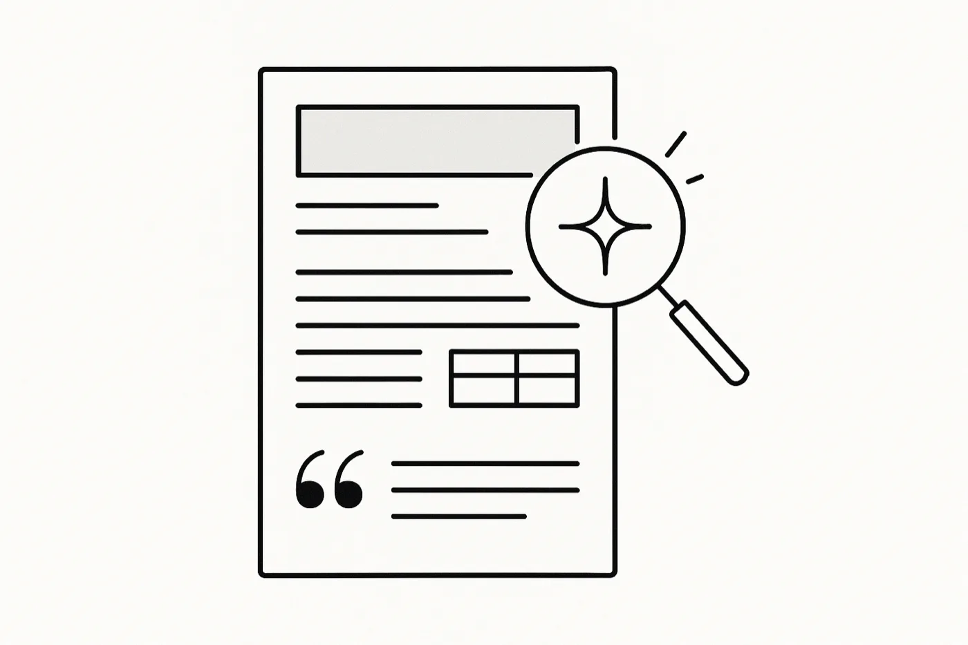 Un article structuré : section d’introduction mise en avant, titres, tableau et citation